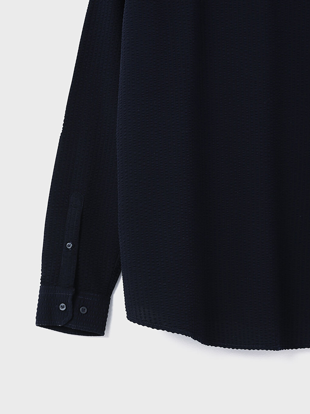 قميص كم طويل بقصة عادية-2