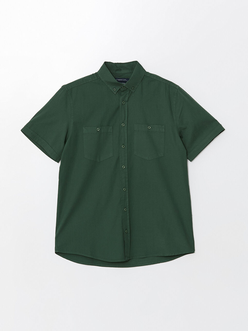 Regular Fit Short Sleeve Men's Shirt-4