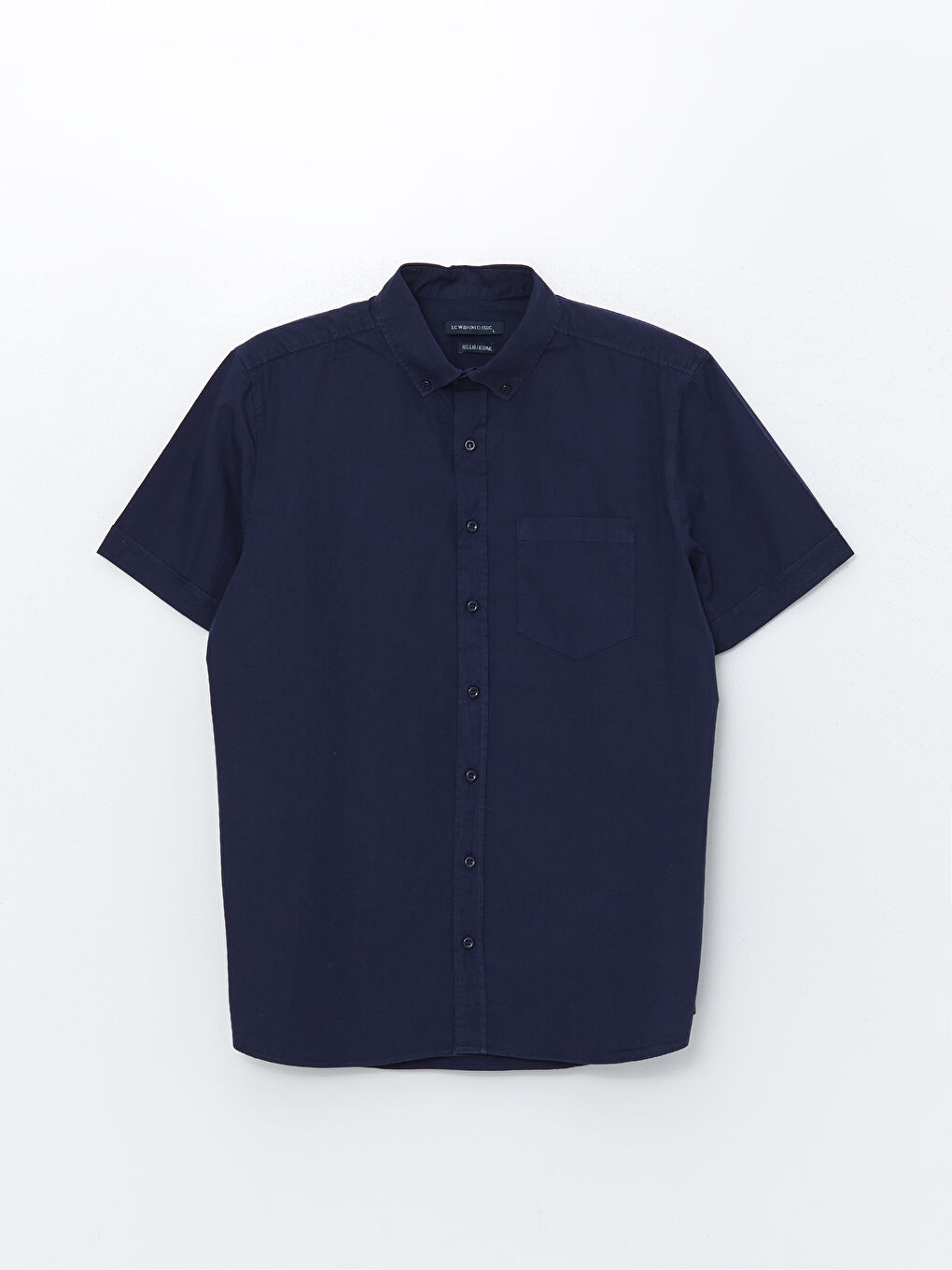 Regular Fit Short Sleeve Men's Shirt-4