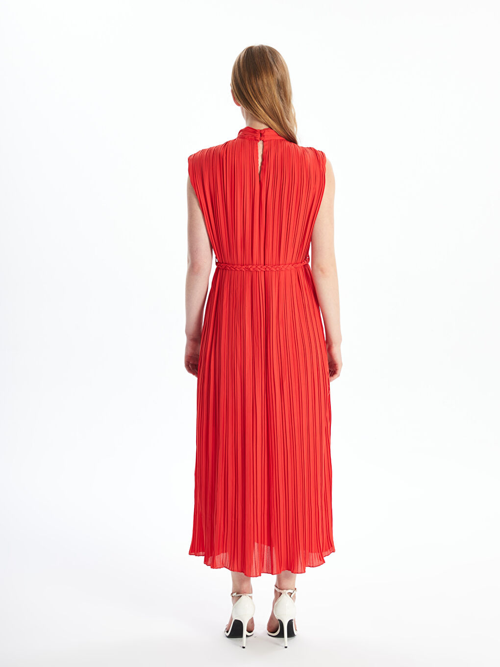 LCW Vision Funnel Neck Women's Evening Dress -W4J461Z8-CVT