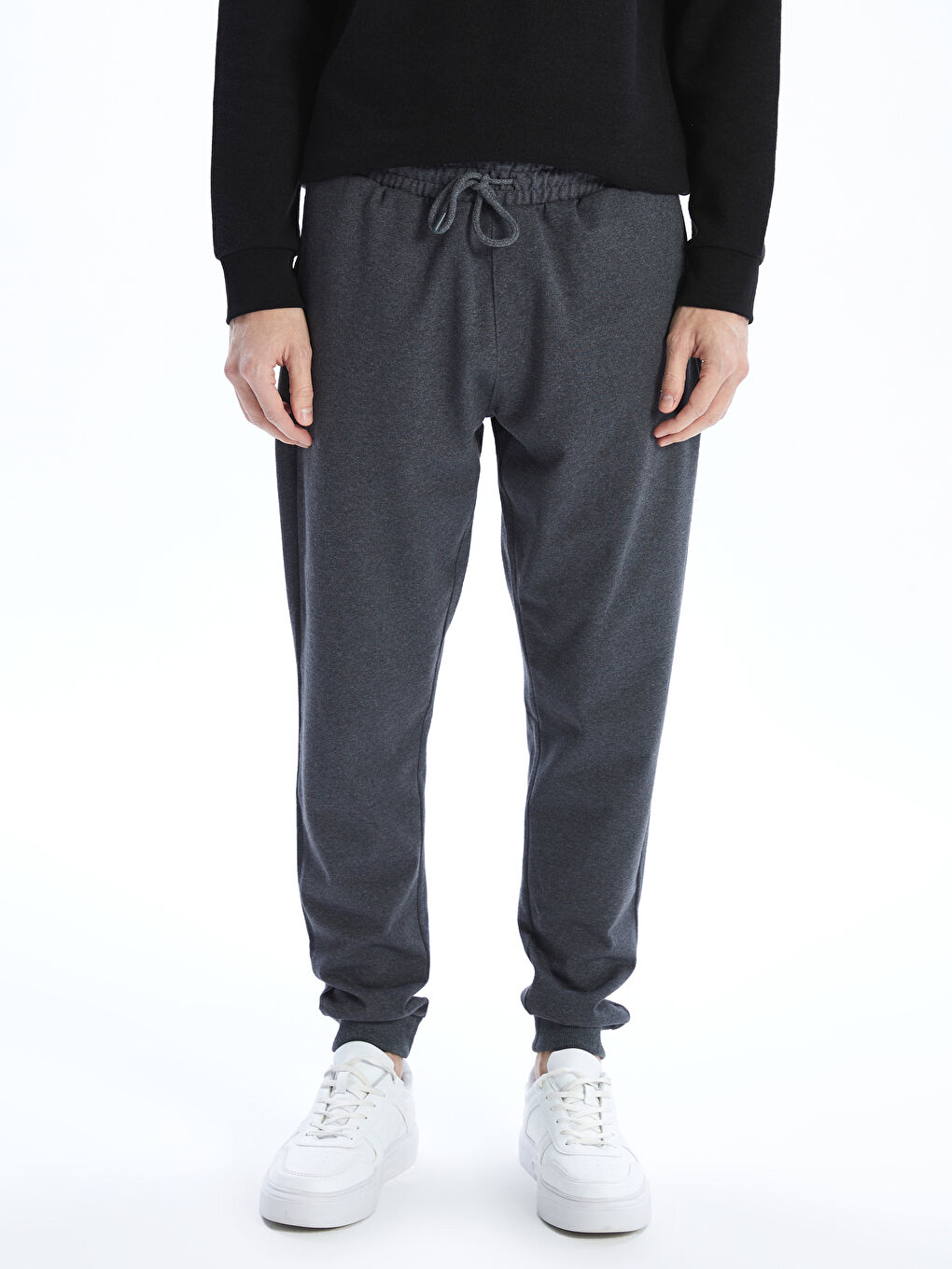 Gri Standart Kalıp Erkek Jogger Eşofman Altı-1