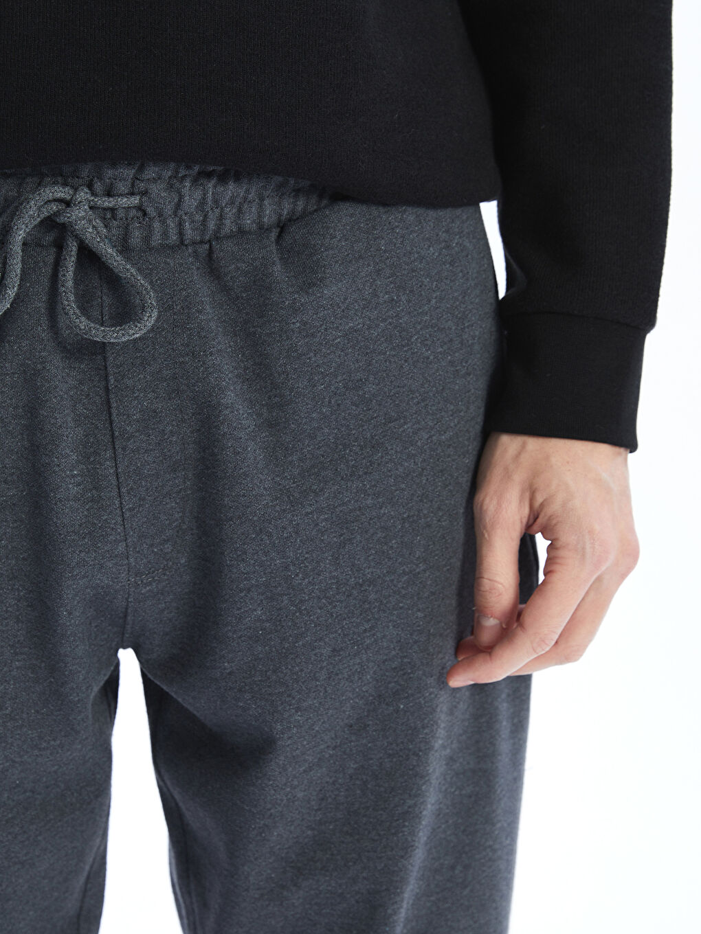 Gri Standart Kalıp Erkek Jogger Eşofman Altı-2