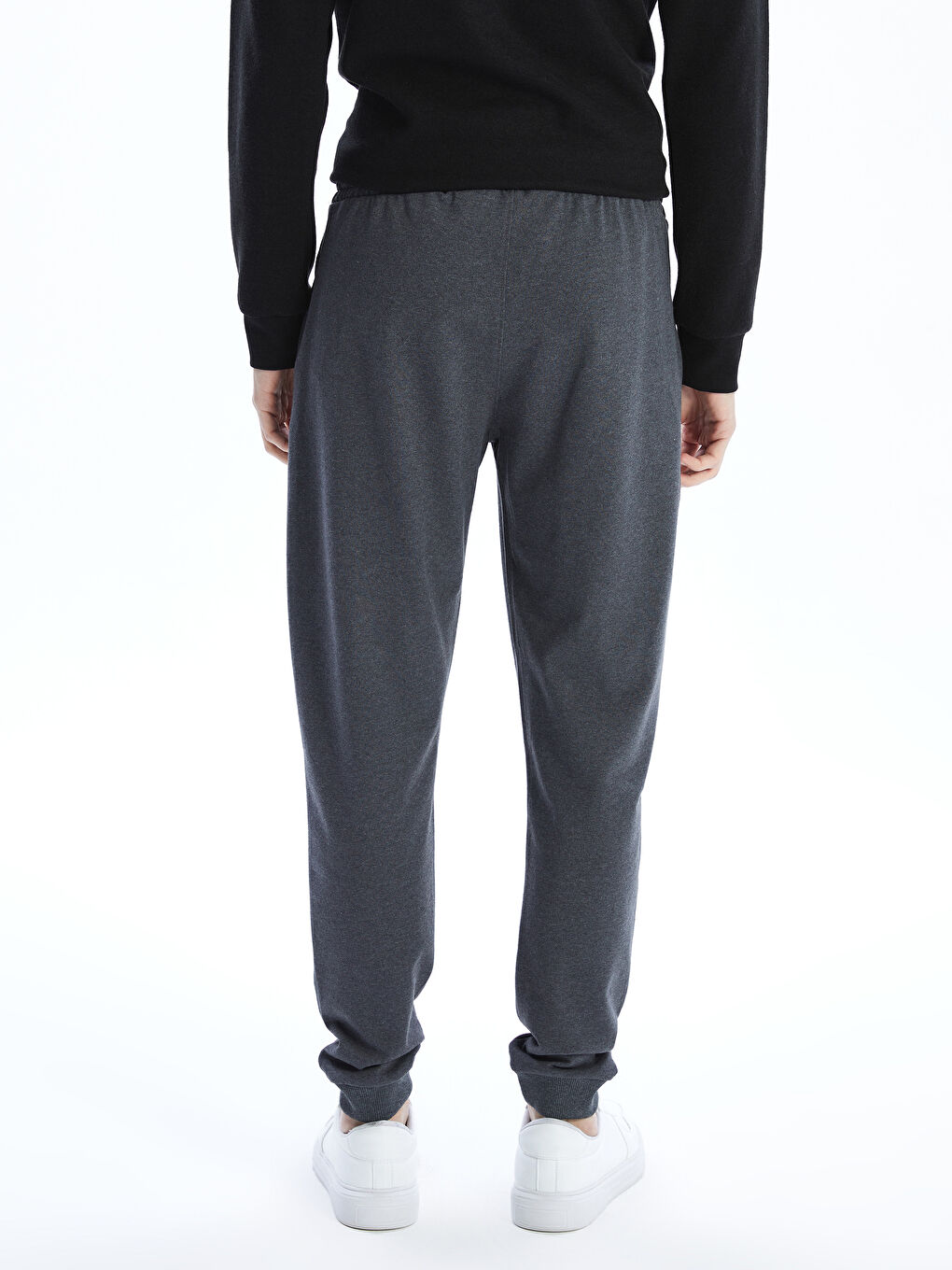 Gri Standart Kalıp Erkek Jogger Eşofman Altı-3