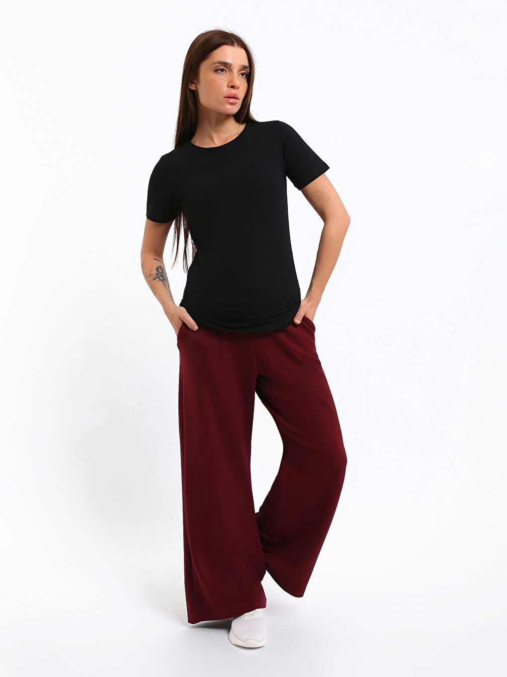 Crew Neck Women's T-Shirt-1