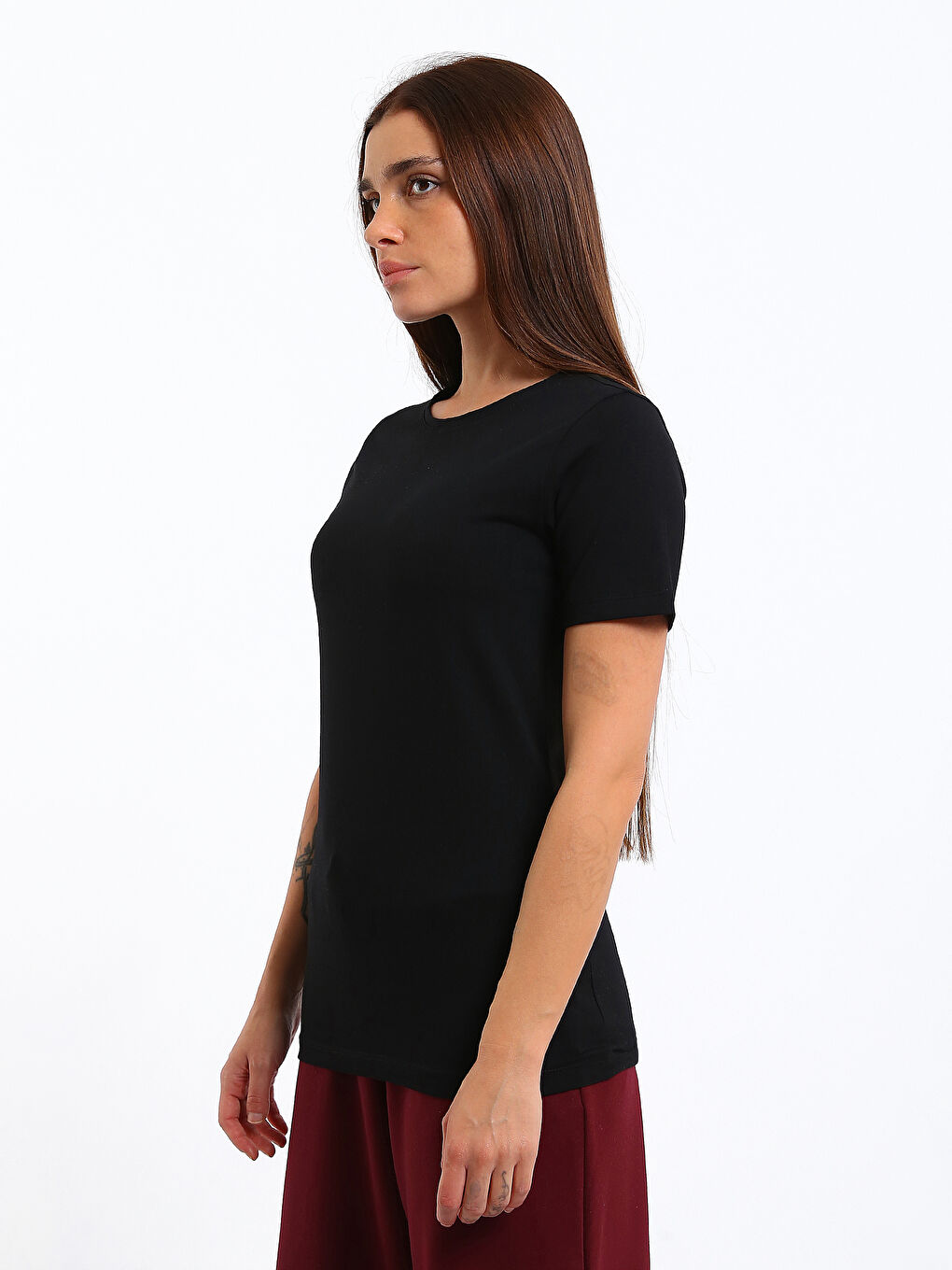 Crew Neck Women's T-Shirt-3