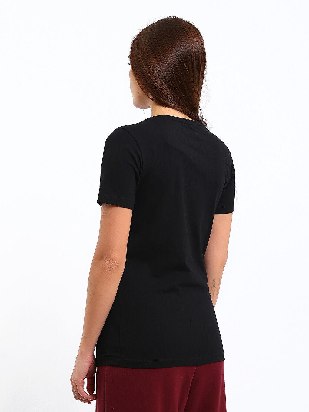 Crew Neck Women's T-Shirt-4