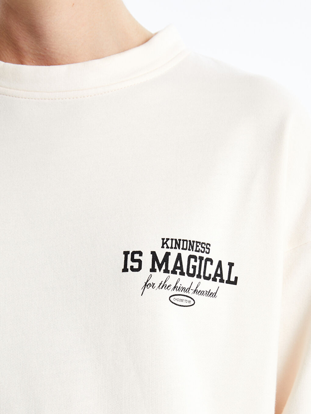 Printed Oversize Women's Sweatshirt Tunic-2