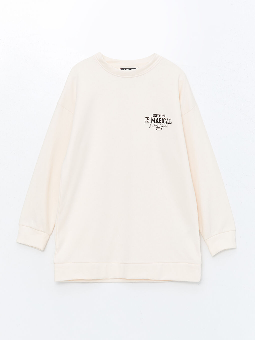 Printed Oversize Women's Sweatshirt Tunic-4