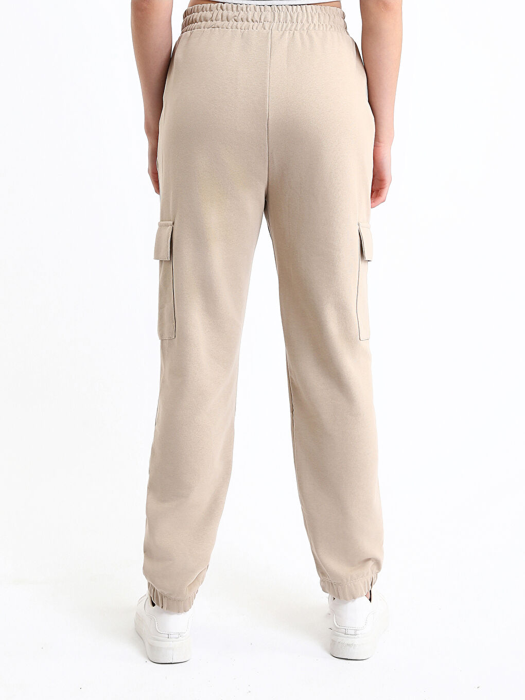 Elasticated Waist Women's Jogger Sweatpants-4