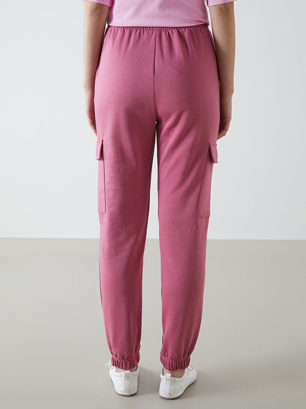 Elasticated Waist Women's Jogger Sweatpants-3