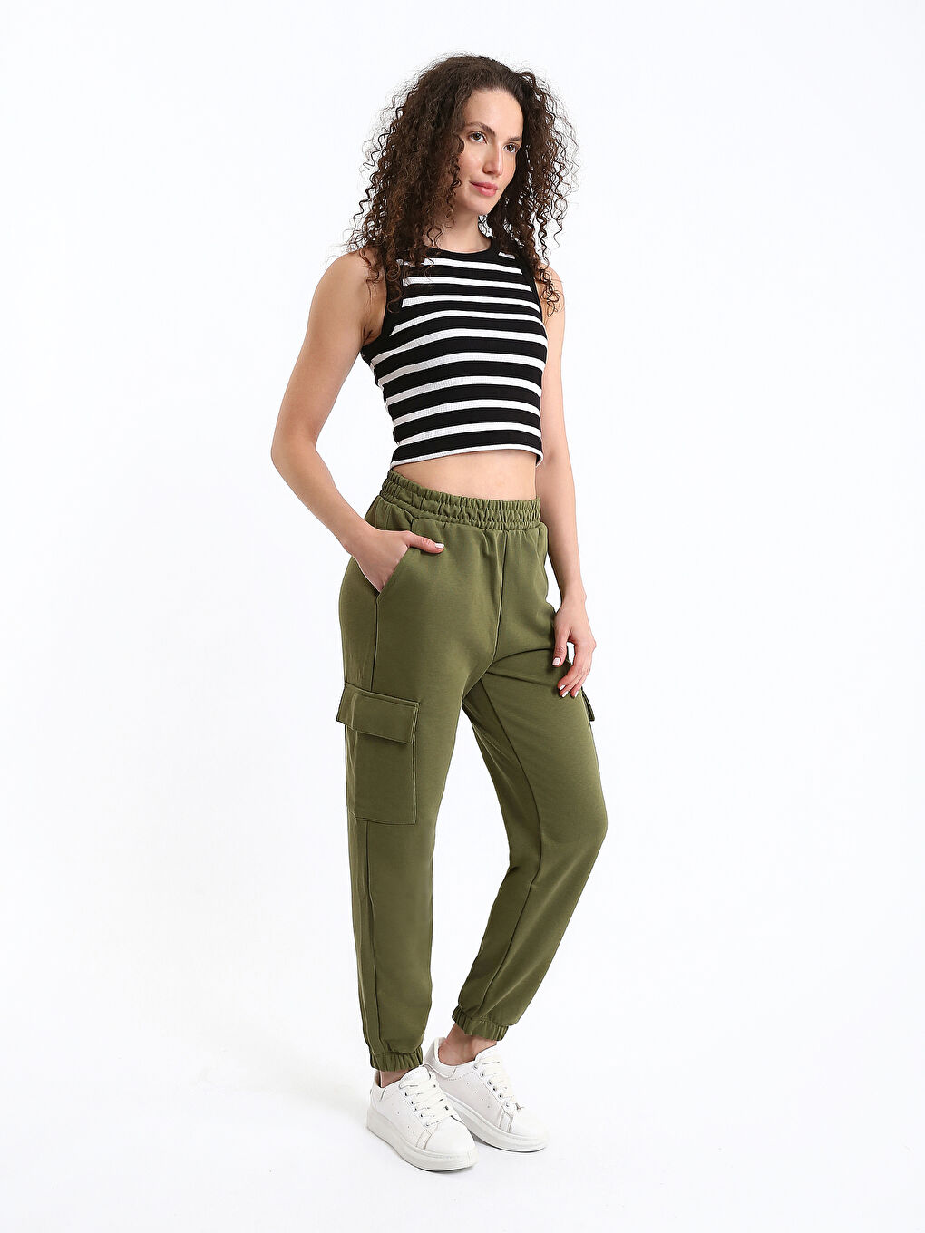 Elasticated Waist Women's Jogger Sweatpants