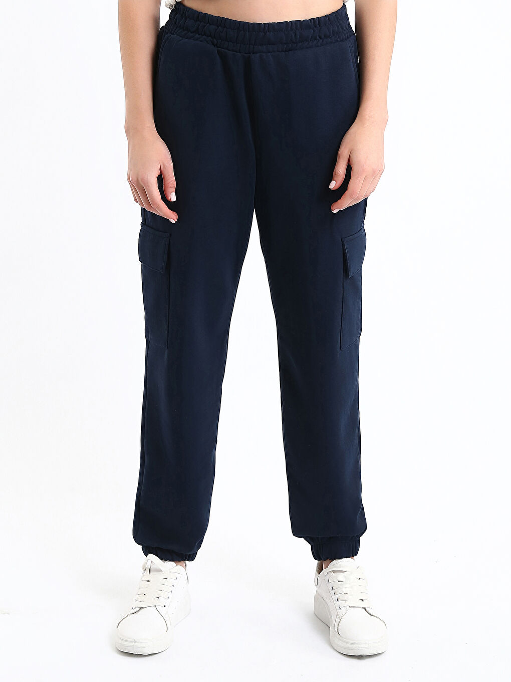 Elasticated Waist Women's Jogger Sweatpants-1