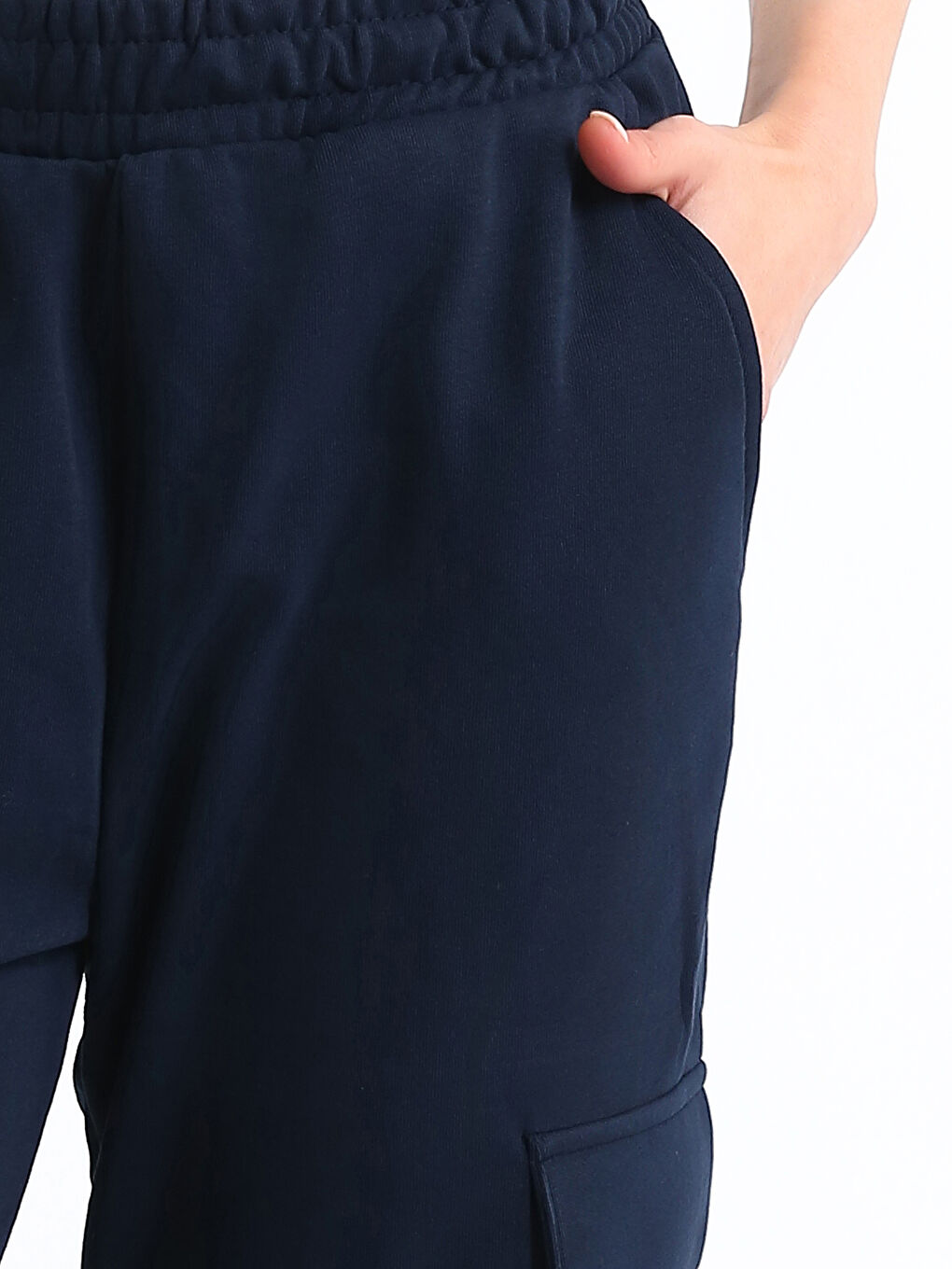 Elasticated Waist Women's Jogger Sweatpants-2