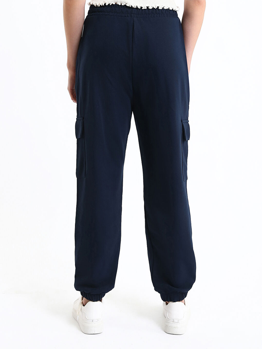 Elasticated Waist Women's Jogger Sweatpants-4