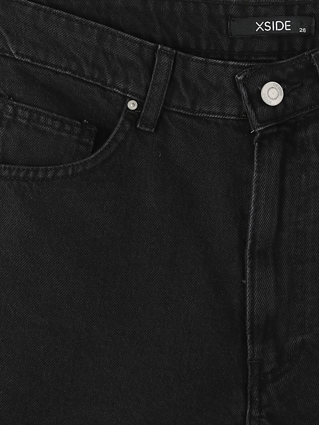 Pocket Detail Mom Fit Women's Denim Shorts -W4J807Z8-VKR