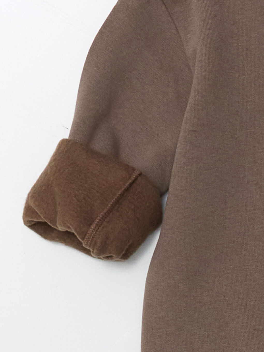 Kahverengi Bisiklet Yaka Baskılı Erkek Çocuk Sweatshirt-2