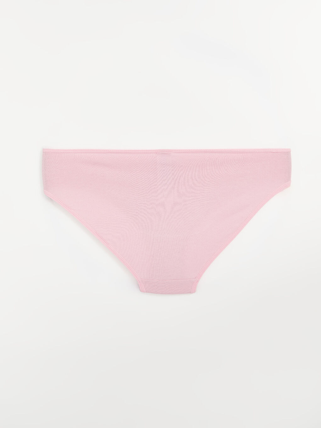 Pembe Düz Bikini Külot-1