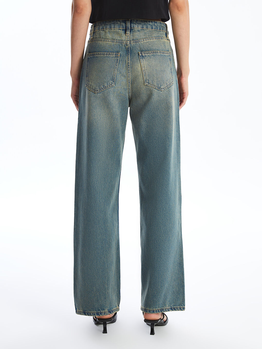 LCW Jeans Straight Fit Women's Jeans -W4JA25Z8-JVU