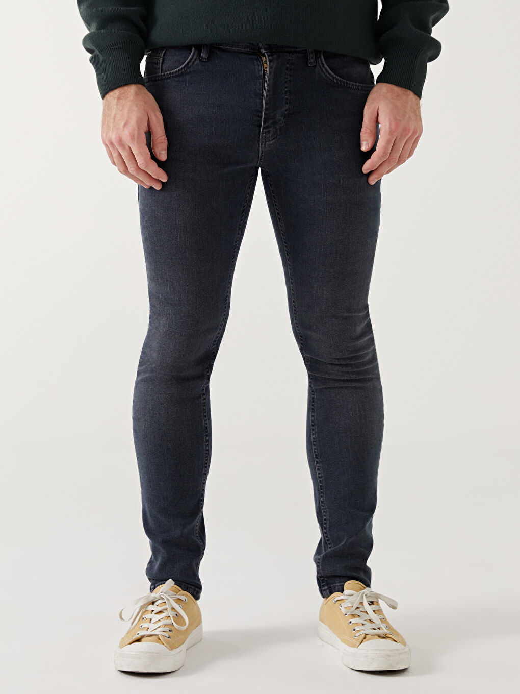 XSIDE İndigo 760 Skinny Fit Erkek Jean Pantolon - 1