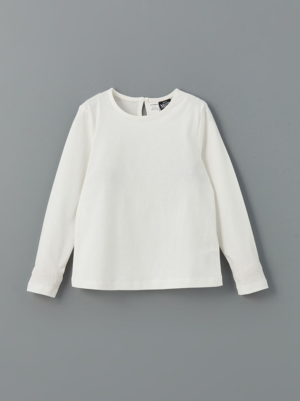 Ekru Minnie Mouse Lisanslı Kız Çocuk Tişört