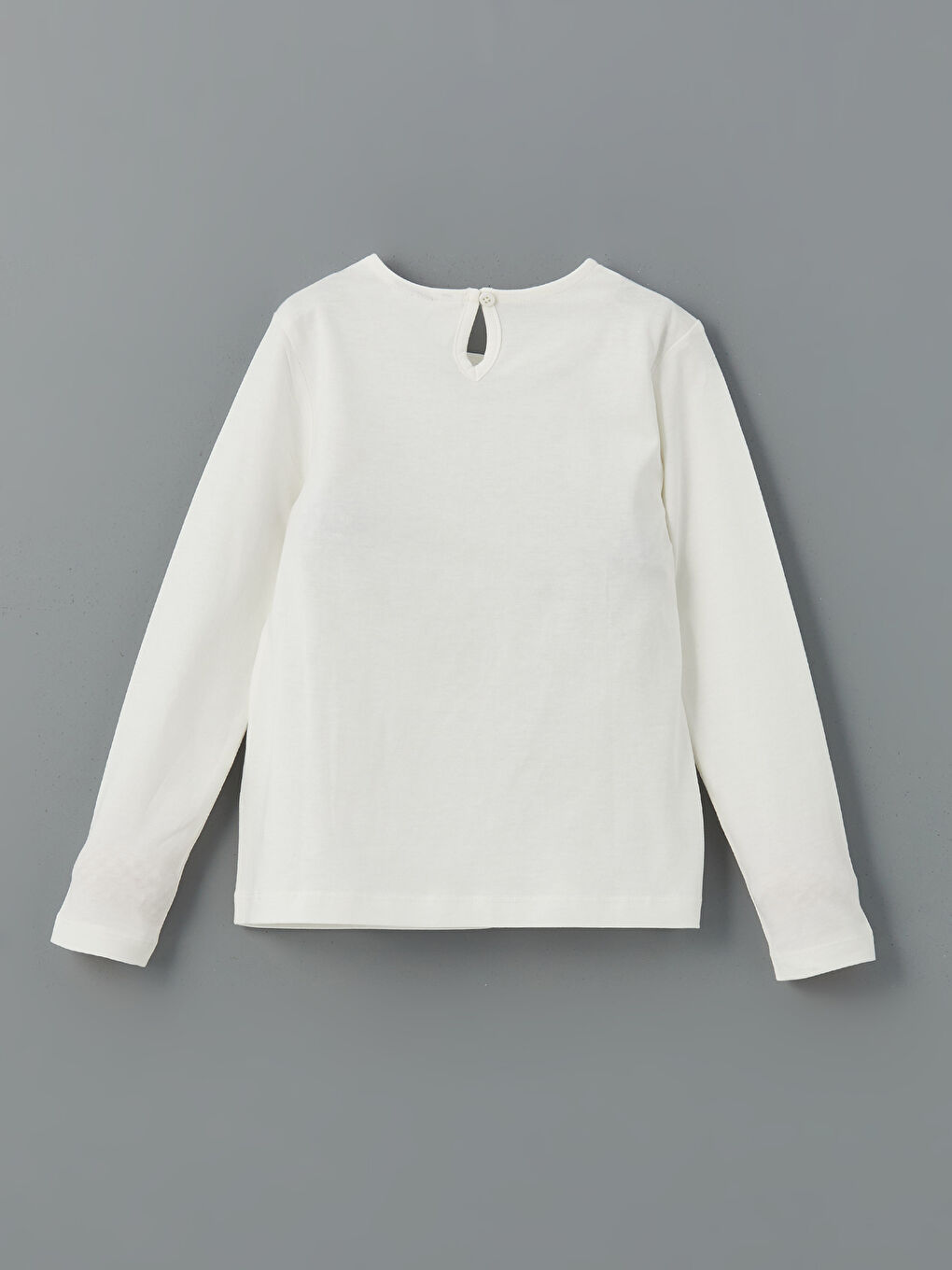 Ekru Minnie Mouse Lisanslı Kız Çocuk Tişört-1