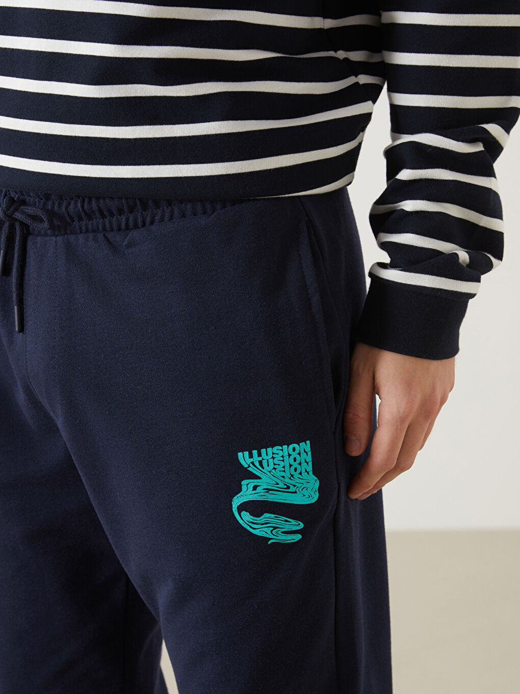 LCW ECO Standard Fit Men's Jogger Sweatpants -W4JC67Z8-CRP