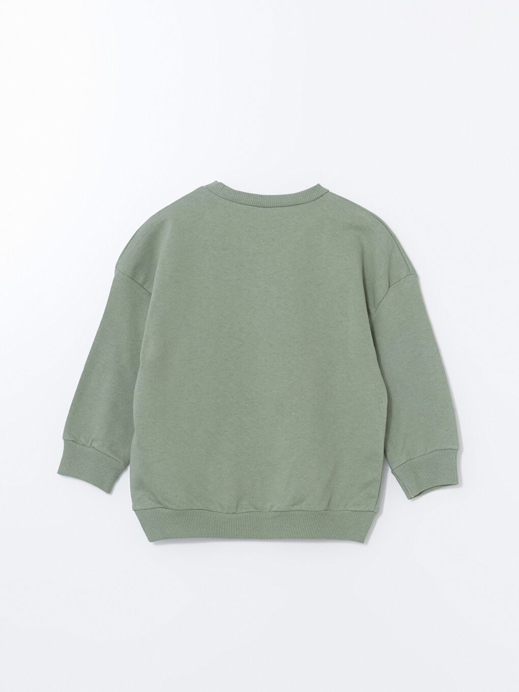 LCW ECO Bej Bisiklet Yaka Baskılı Erkek Bebek Sweatshirt 2'li - 3