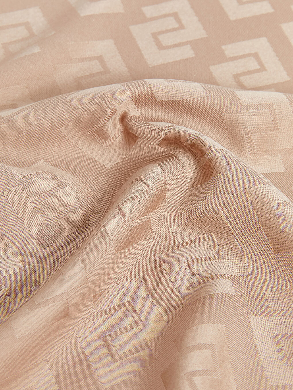 Kahverengi Desenli Kadın Şal-2