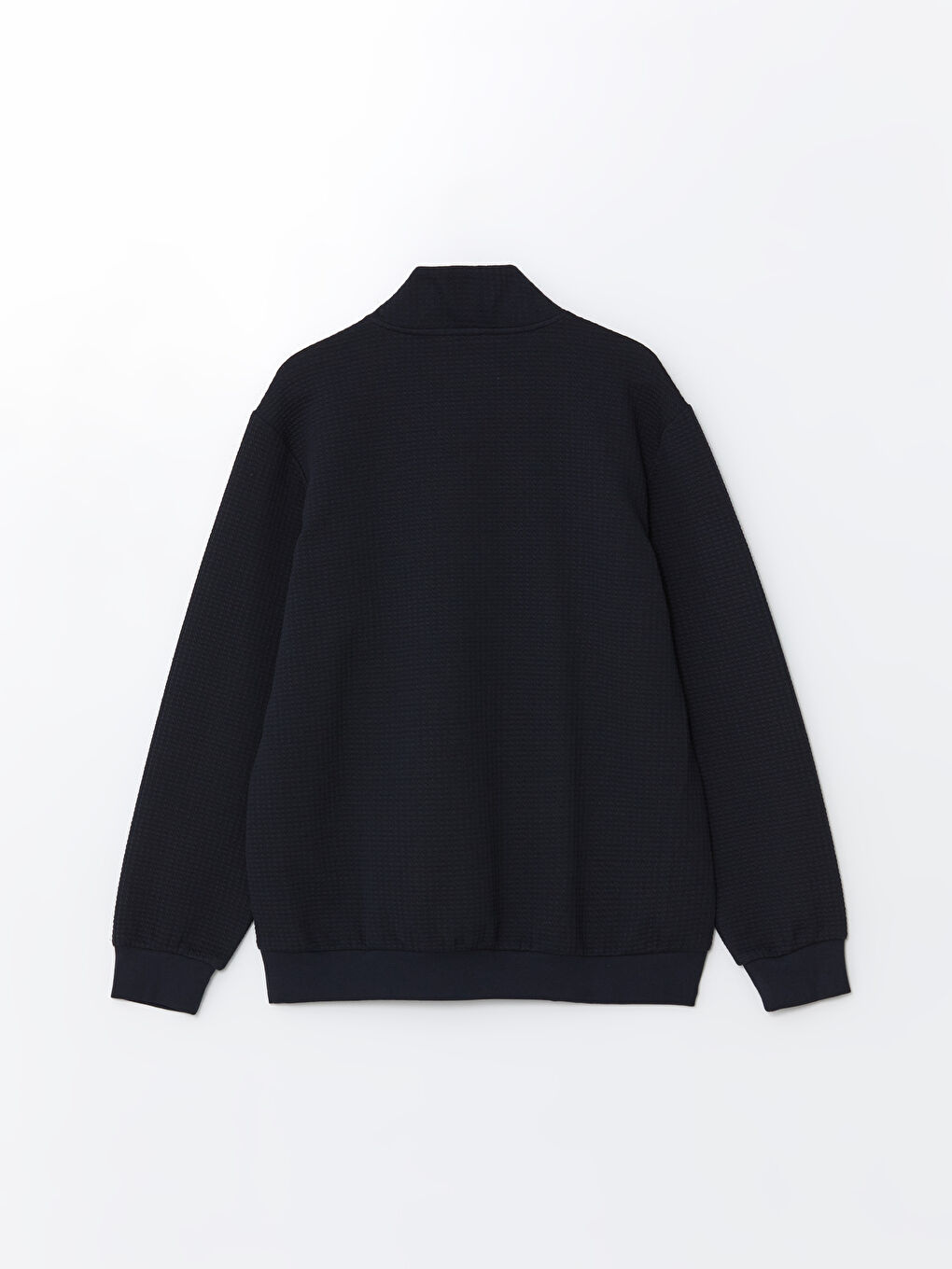 LCW ECO Lacivert Dik Yaka Uzun Kollu Erkek Sweatshirt - 5