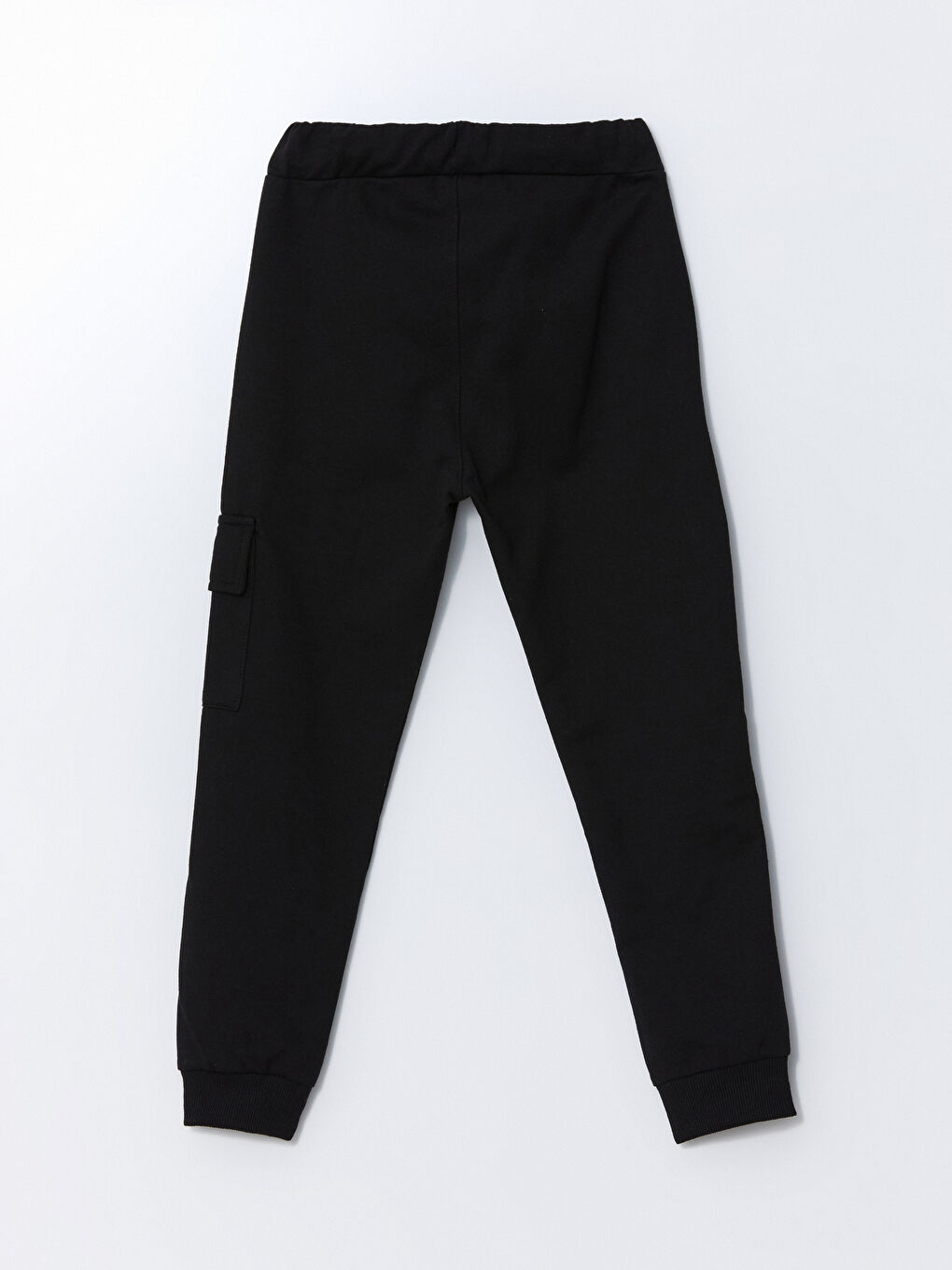 Siyah Beli Lastikli Erkek Çocuk Jogger Eşofman Altı-2