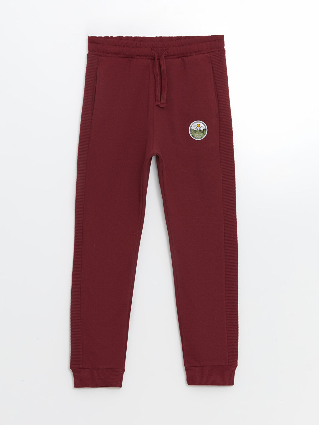 LCW ECO Bordo Beli Lastikli Erkek Çocuk Jogger Eşofman Altı