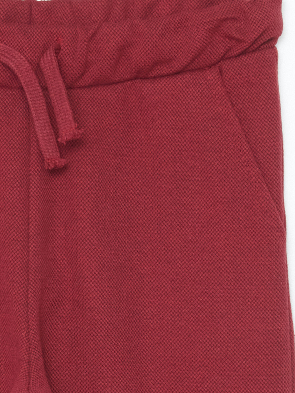 LCW ECO Bordo Beli Lastikli Erkek Çocuk Jogger Eşofman Altı - 2