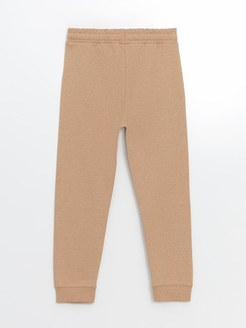 Bej Beli Lastikli Erkek Çocuk Jogger Eşofman Alt-1