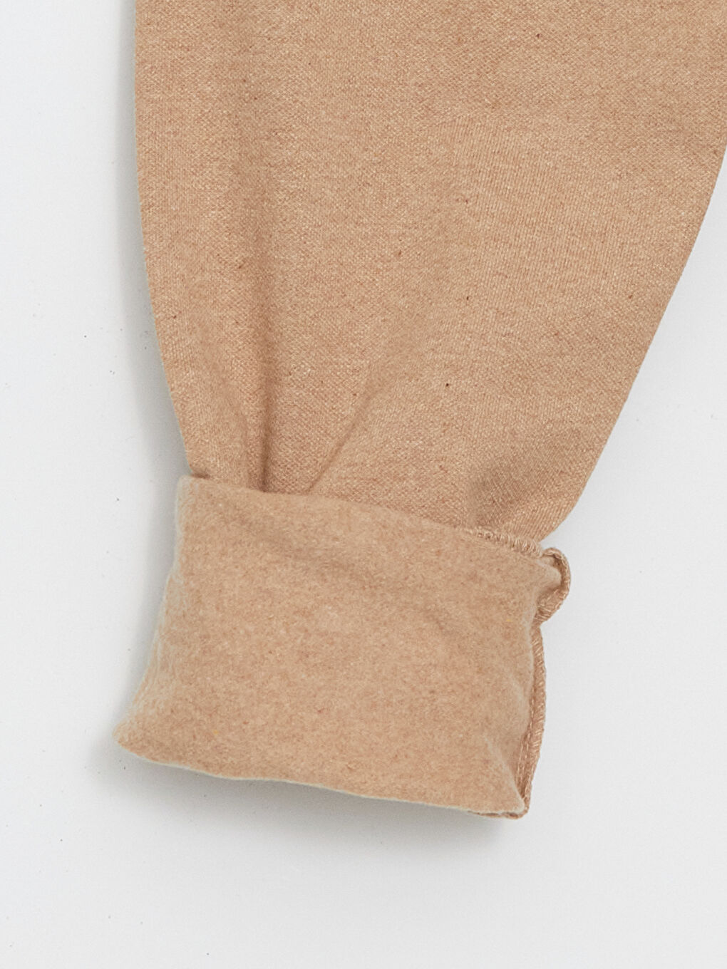 Bej Beli Lastikli Erkek Çocuk Jogger Eşofman Alt-2