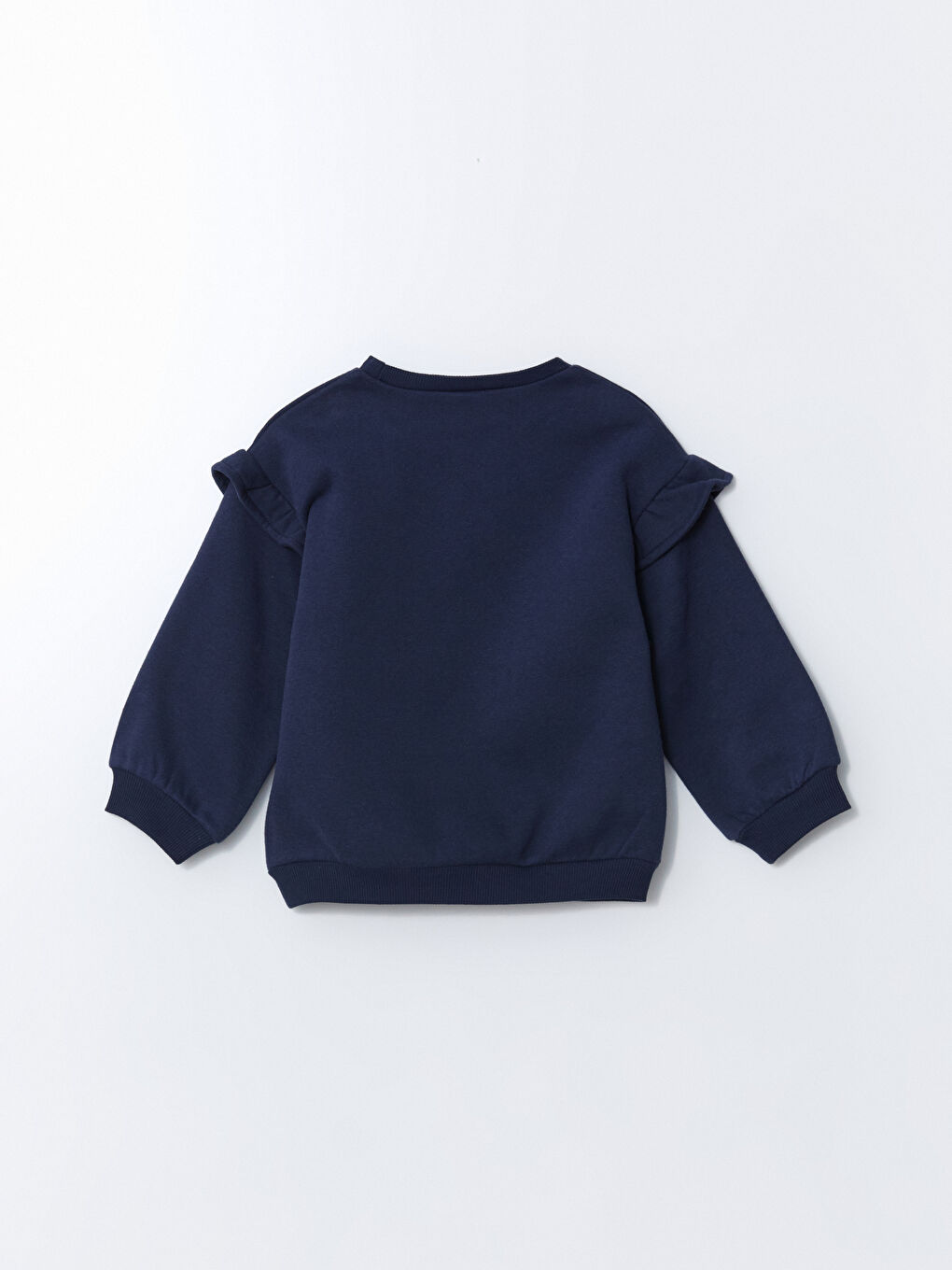 LCW Kids Lacivert Nakışlı Kız Çocuk Sweatshirt ve Tayt 2'li - 3