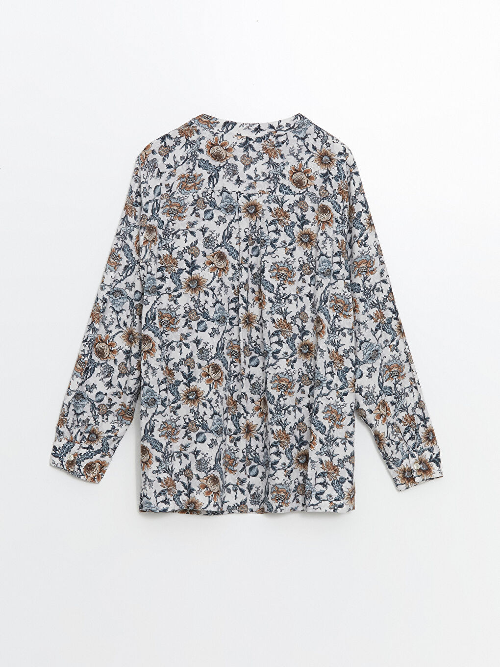 Notch Neck Floral Women's Blouse -W4JI98Z8-LRA