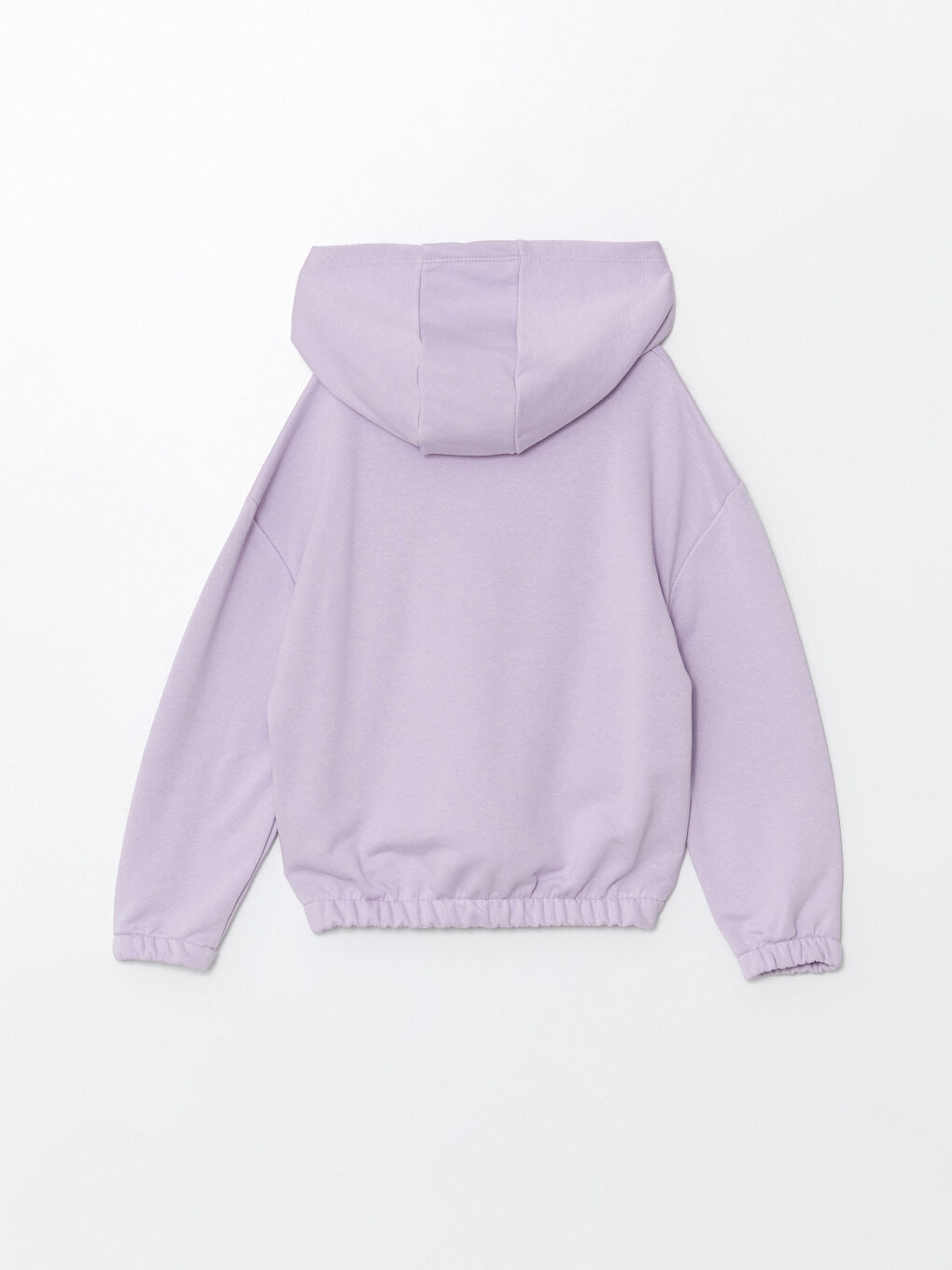 LCW ECO Uçuk Lila Kapüşonlu Kız Çocuk Sweatshirt - 2