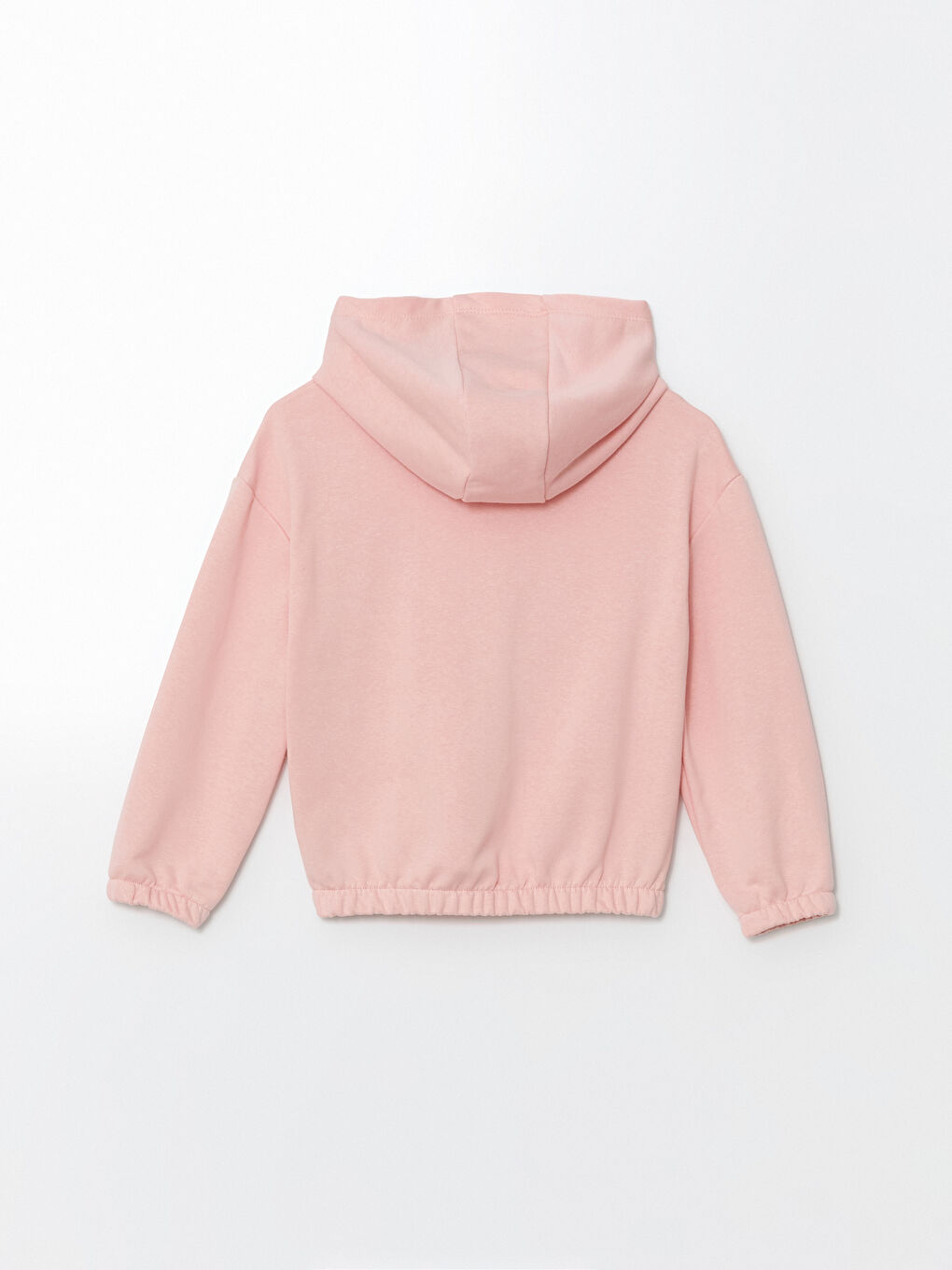 LCW ECO Açık Pembe Kapüşonlu Kız Çocuk Sweatshirt - 2