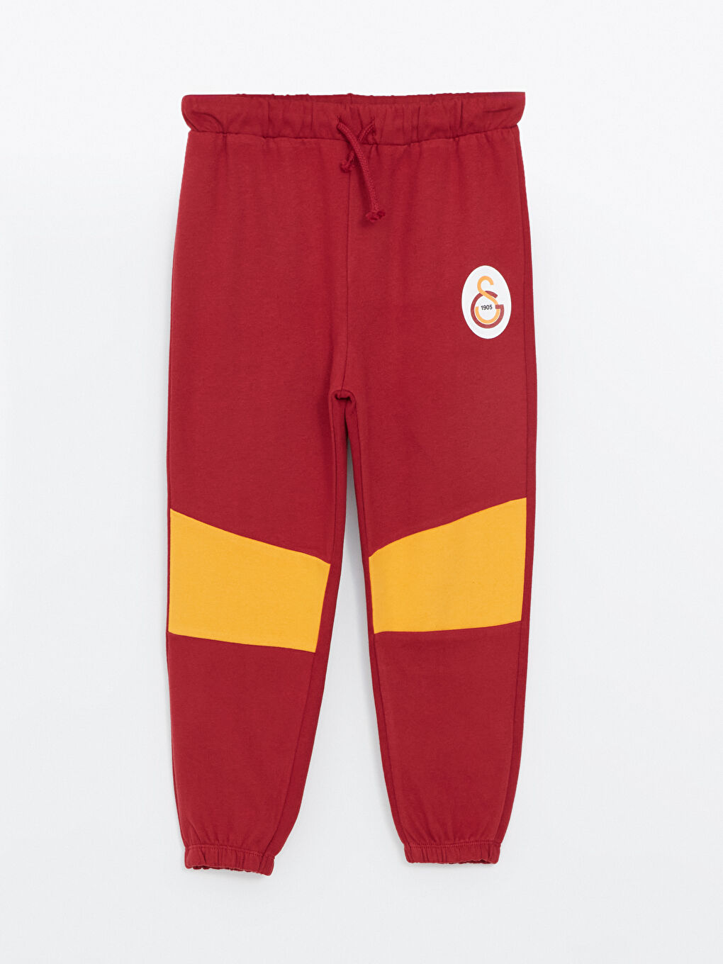 LCW Kids Kırmızı Beli Lastikli Galatasaray Baskılı Erkek Çocuk Jogger Eşofman Alt