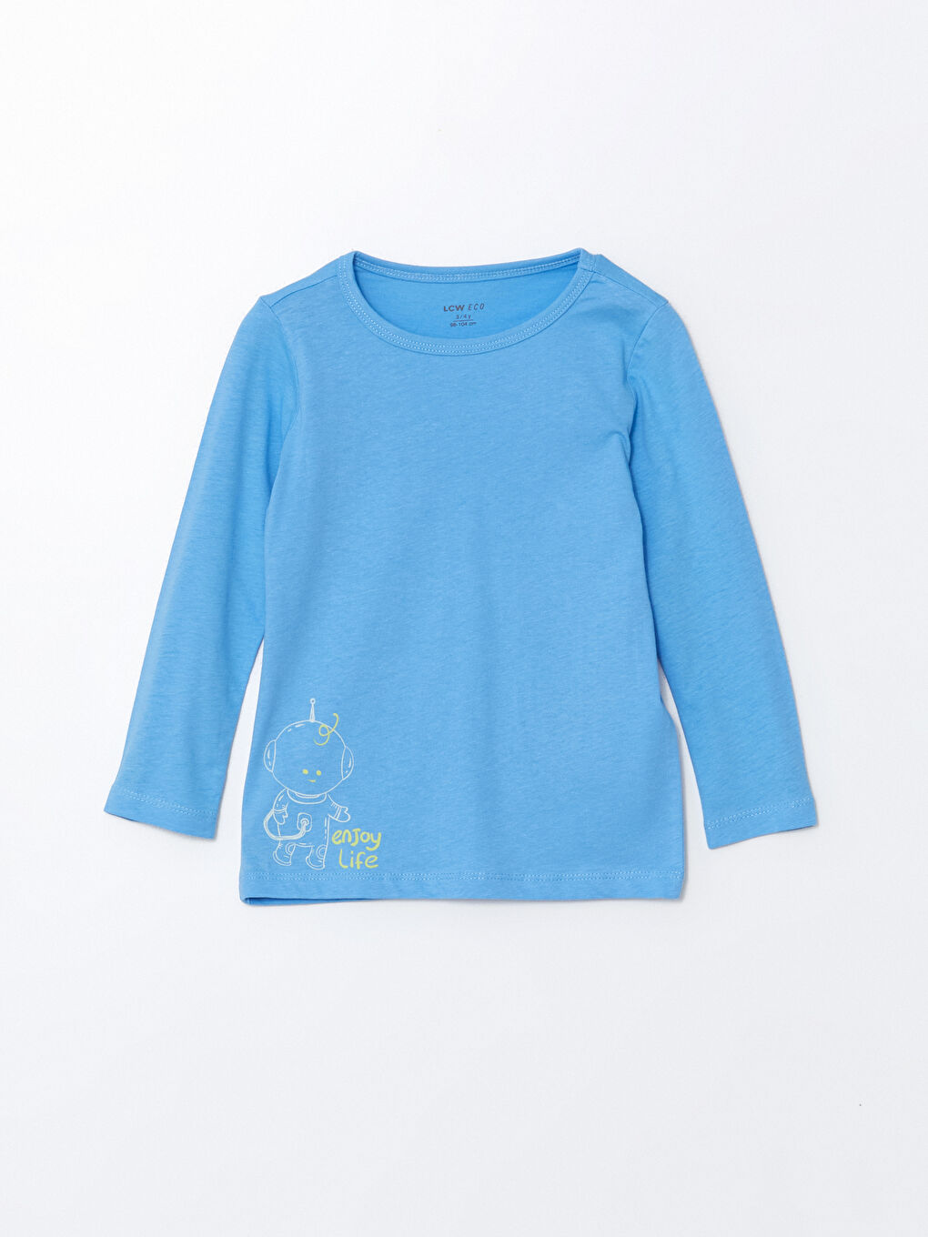 Mavi Bisiklet Yaka Basic Erkek Çocuk Tişört