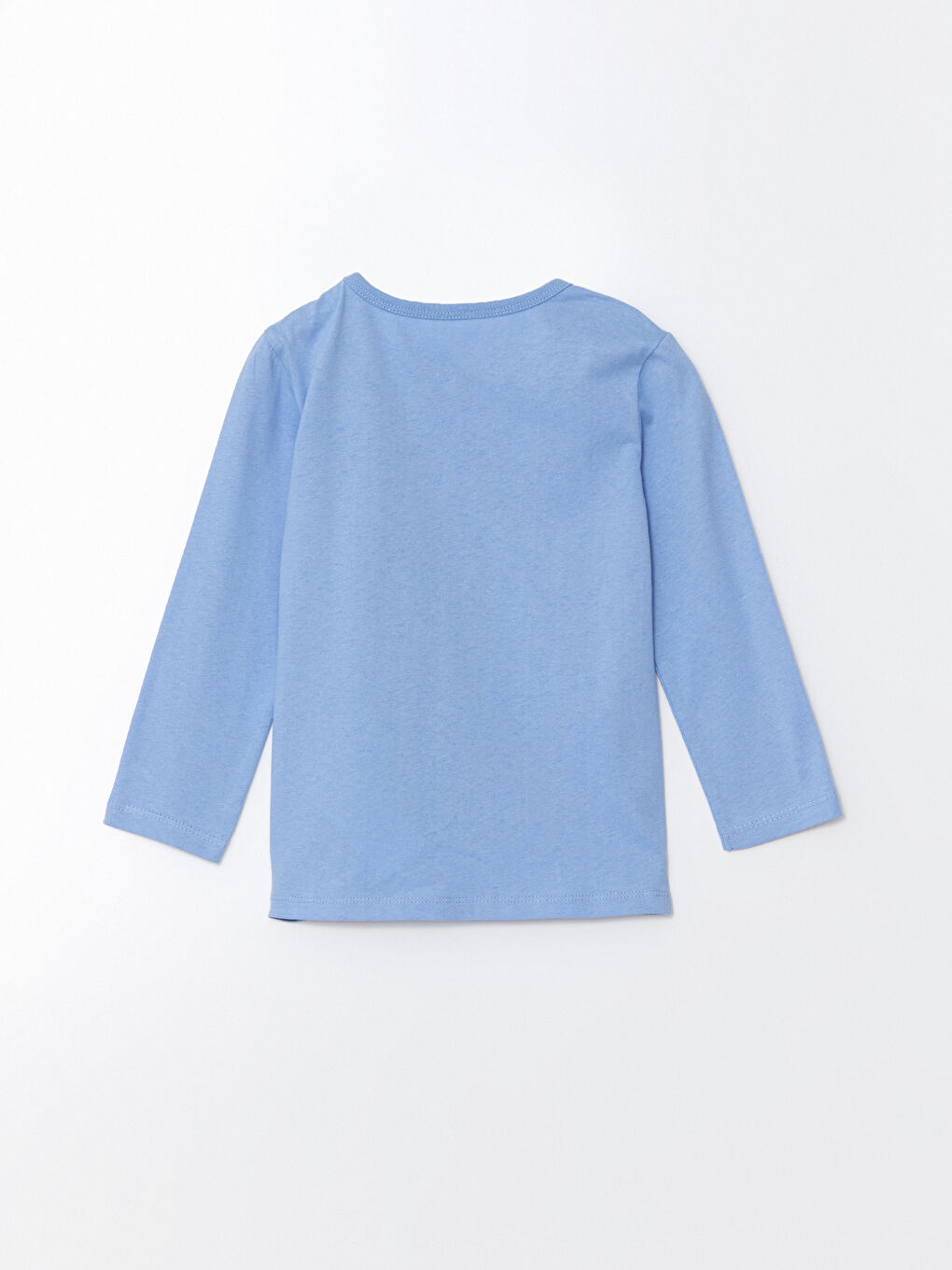 Mavi Bisiklet Yaka Baskılı Erkek Çocuk Pijama Üst-1