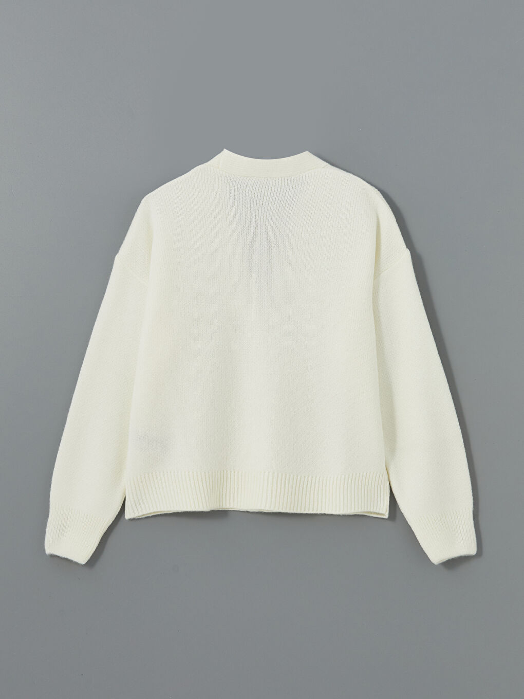 Cardigan Pour Femmes En Tricot Orné De Strass À Encolure En V-5