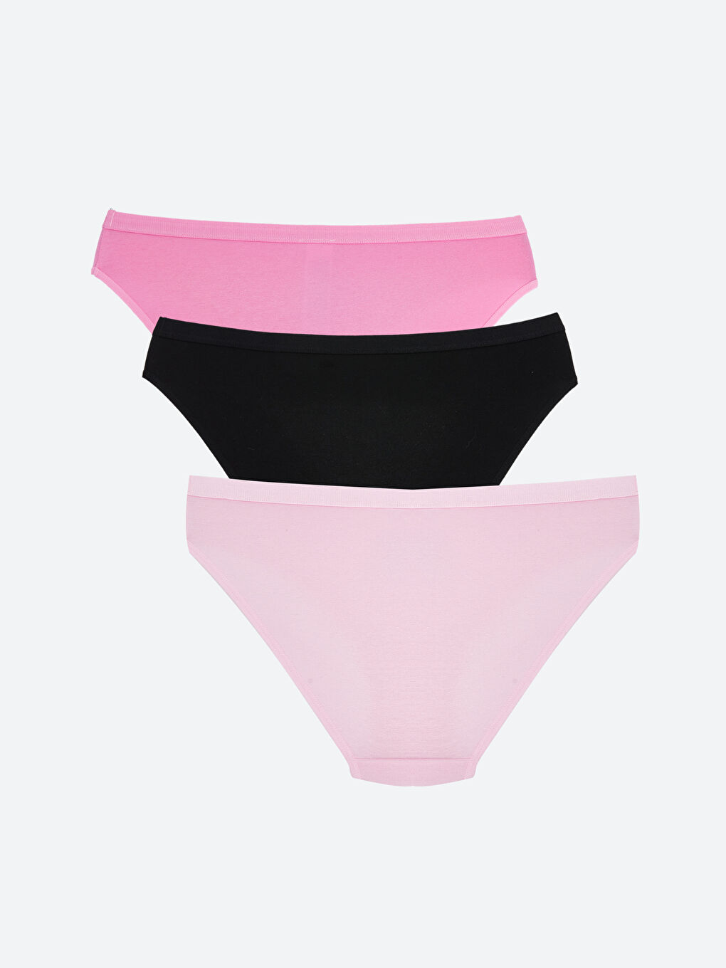 LCW Young Pembe Leylak Baskılı Bikini Külot 3'lü Paket - 1