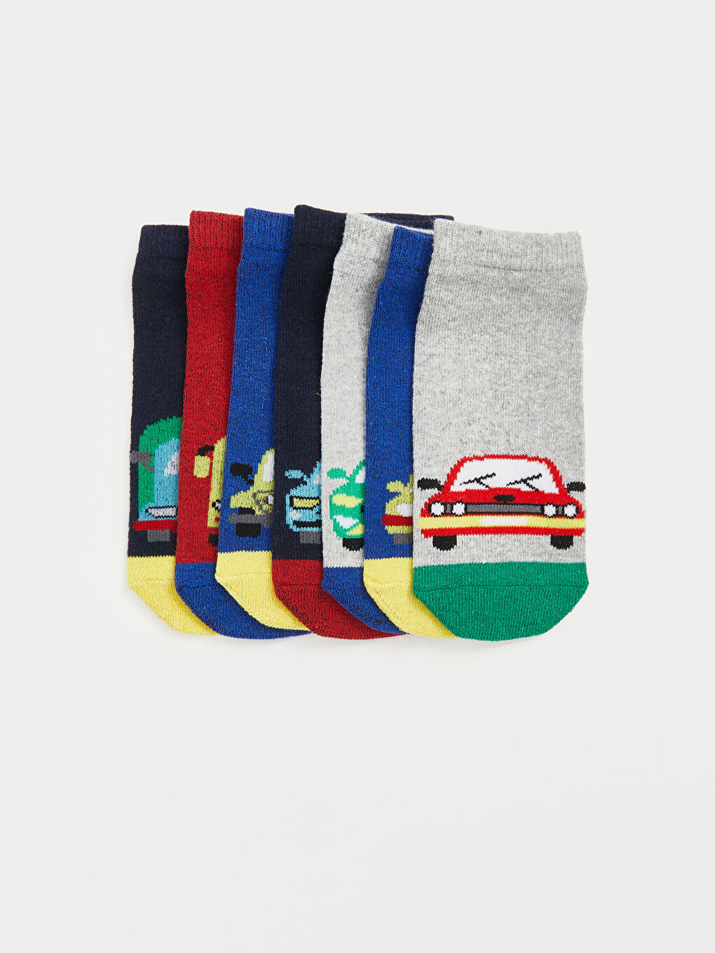 LCW Kids Chaussettes d'entraînement à motifs pour Garçons Lot de 7 pièces -W4JM52Z4-K00