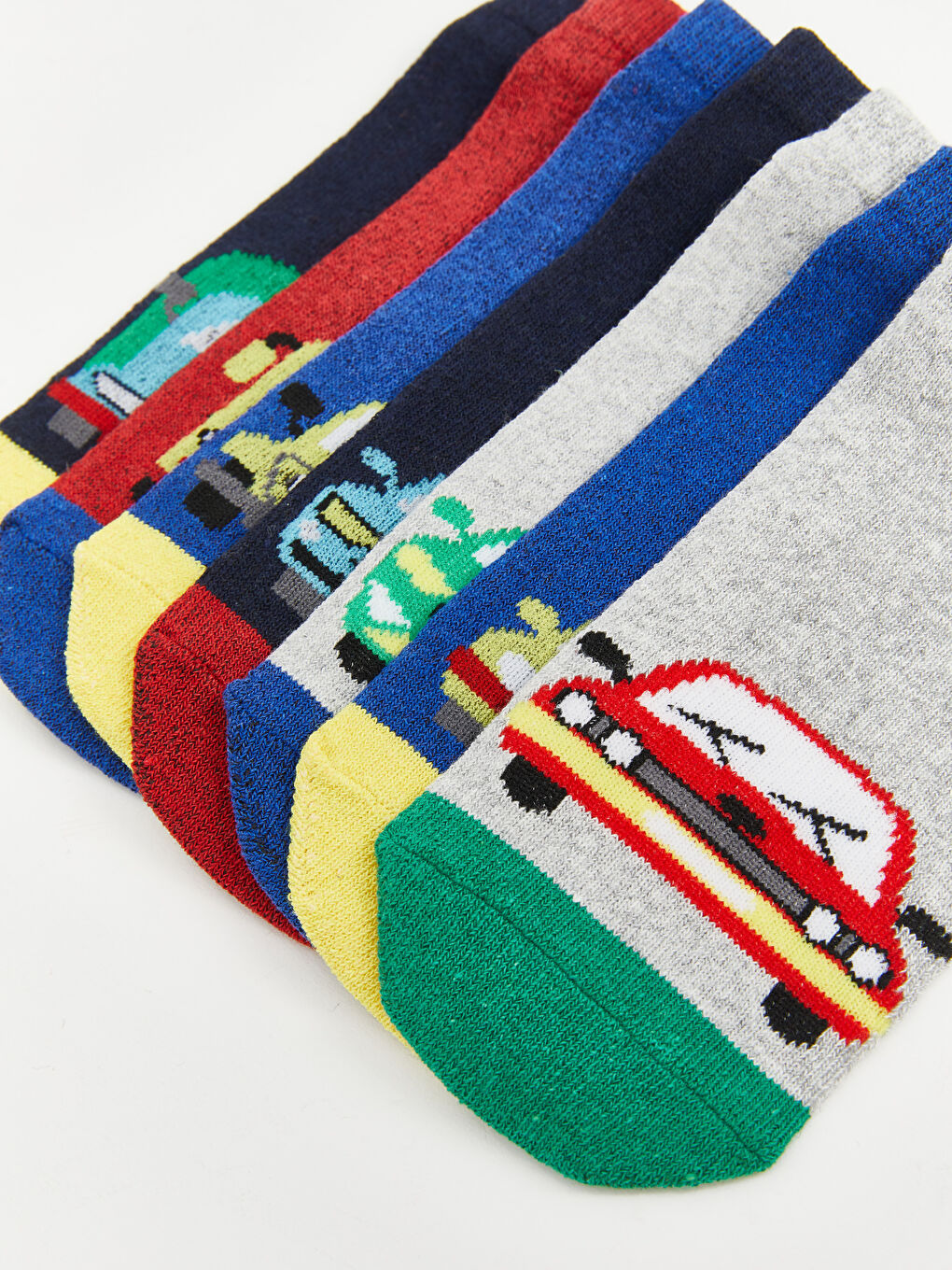 LCW Kids Chaussettes d'entraînement à motifs pour Garçons Lot de 7 pièces -W4JM52Z4-K00