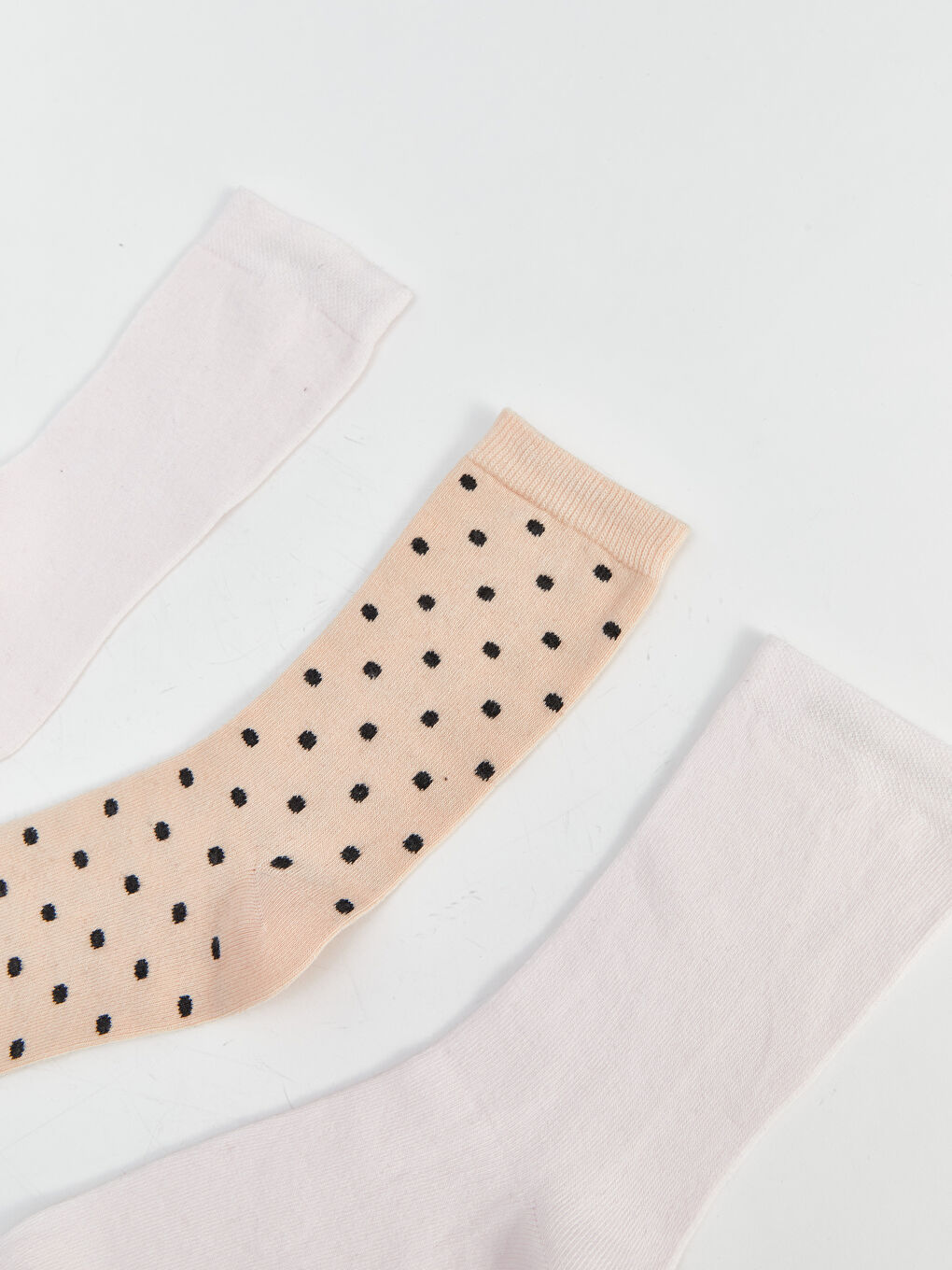 Chaussettes de cheville à pois pour Femmes Lot de 3 pièces-1