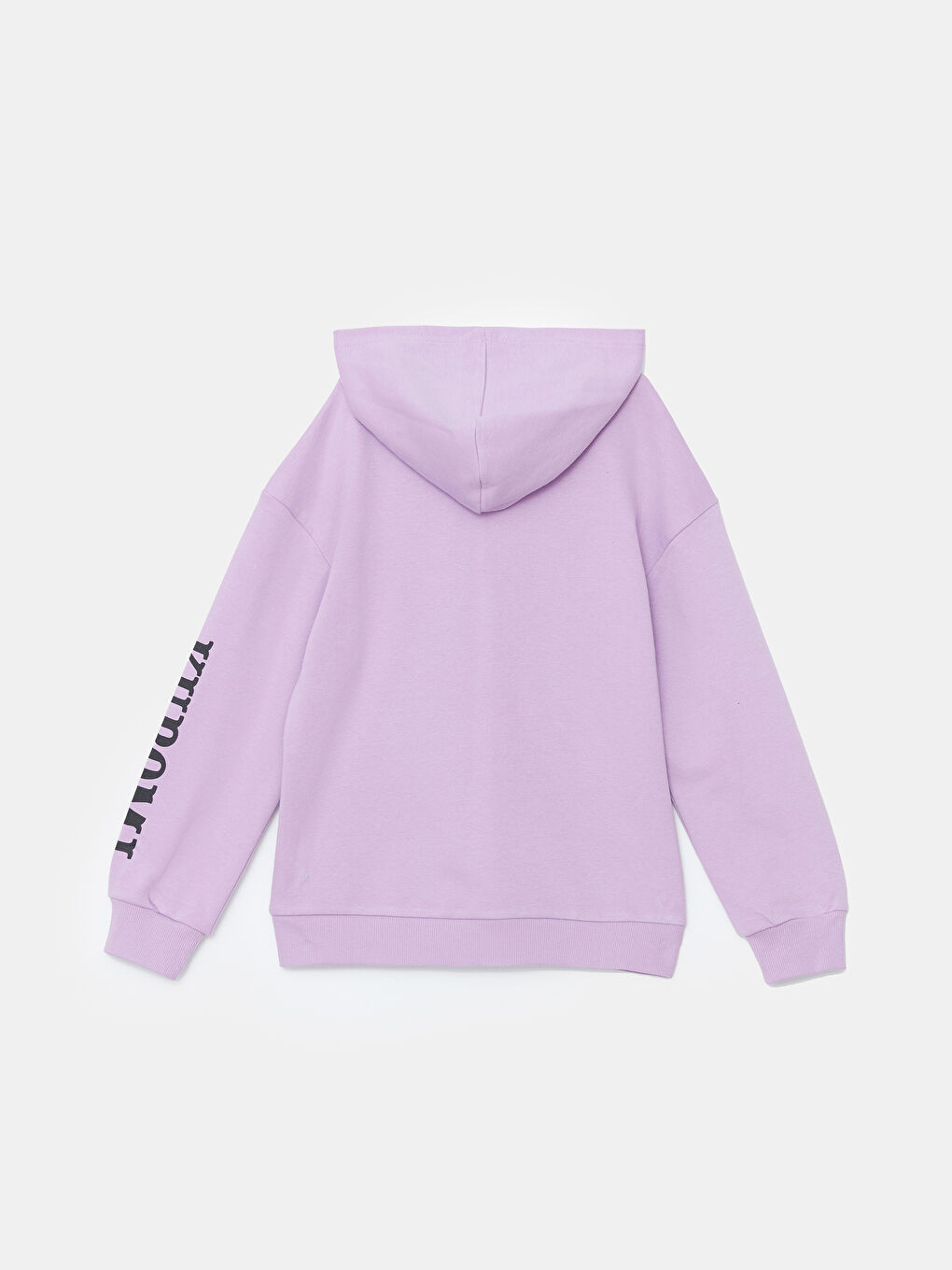 LCW Kids Lila Kapüşonlu Kuromi Baskılı Kız Çocuk Sweatshirt - 1