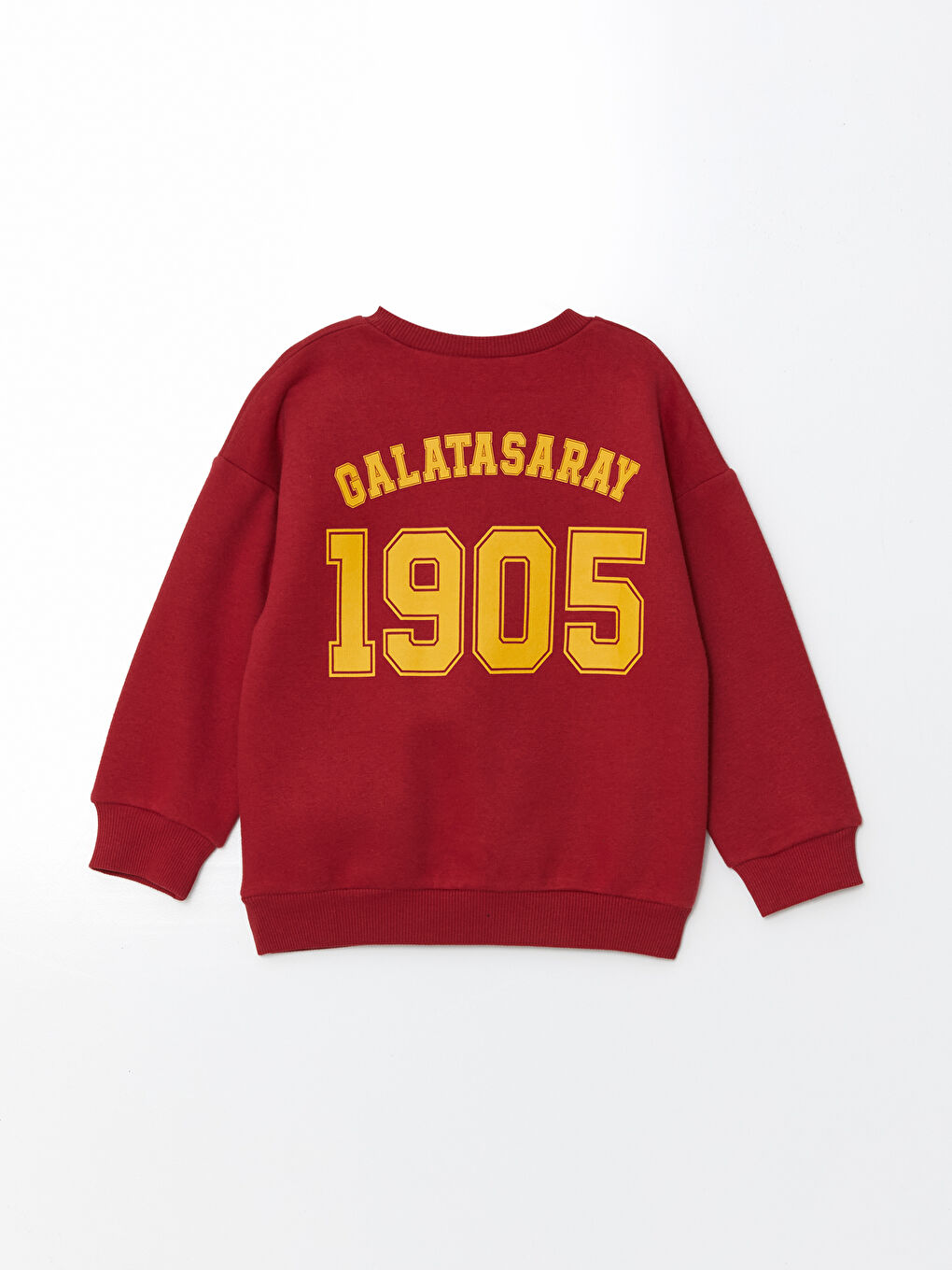 LCW baby Kırmızı Bisiklet Yaka Galatasaray Baskılı Erkek Bebek Sweatshirt - 1