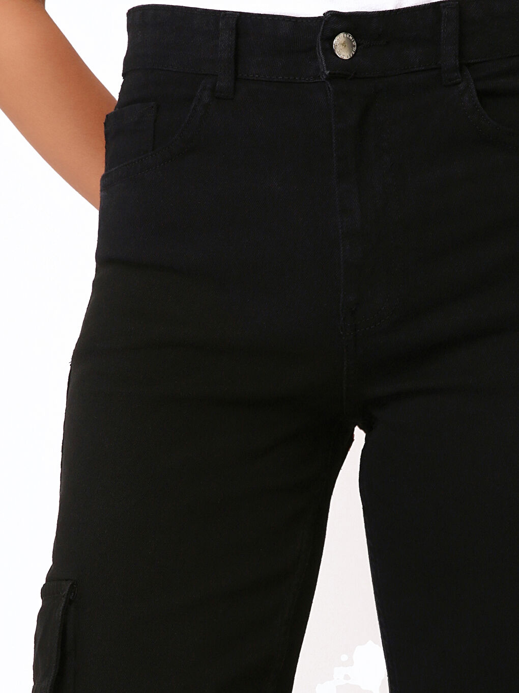 Wideleg Women's Cargo Jeans -W4JQ52Z8-327