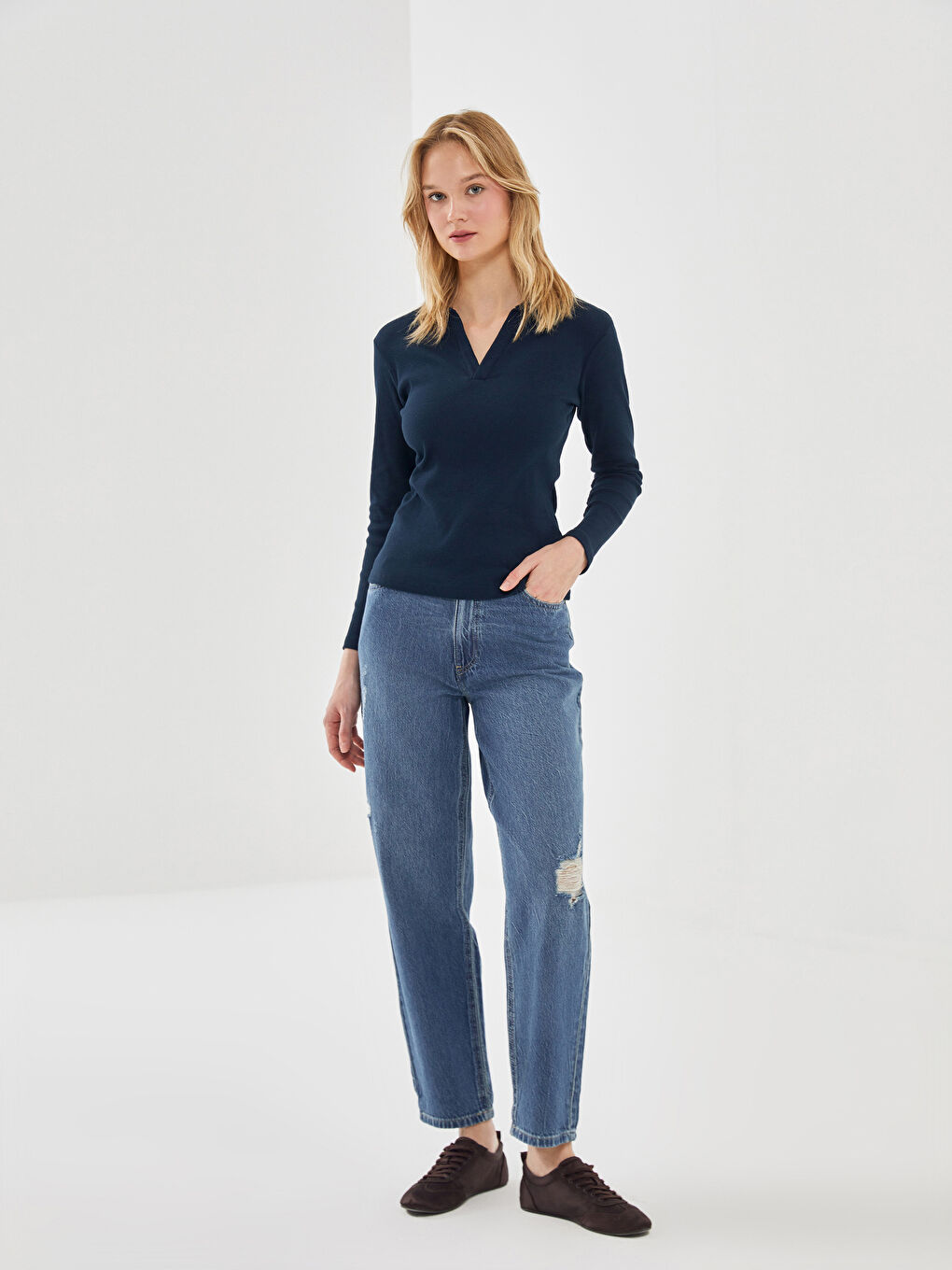 Boyfriend Women's Jeans -W4JQ55Z8-507